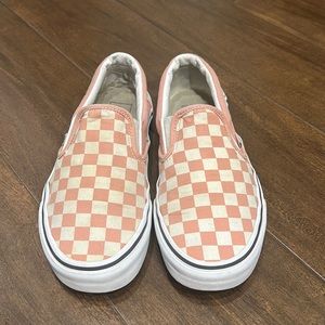 VANS CHECKERBOARD CLASSIC SLIP-ON SHOE size 8.5